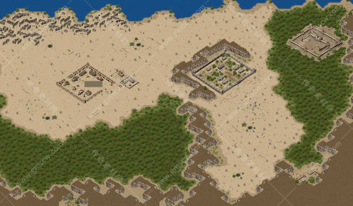 遗迹土城大安全区复古版本地图