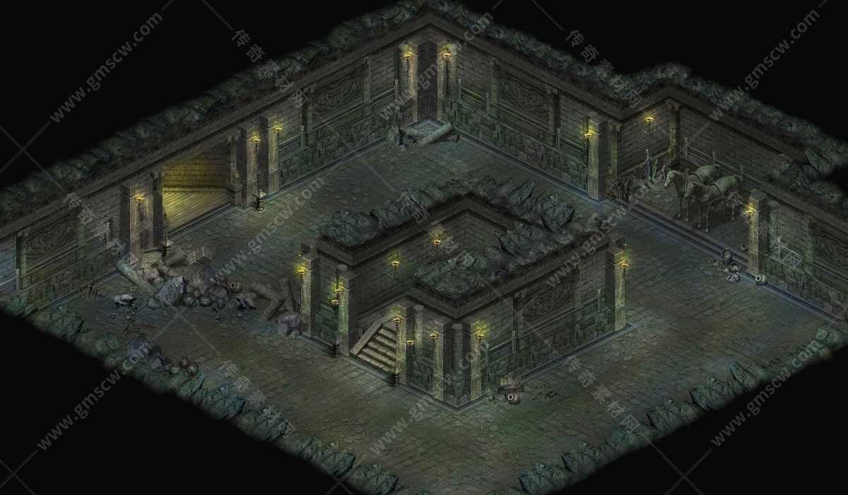 秦陵入口1.76复古传奇版本地图
