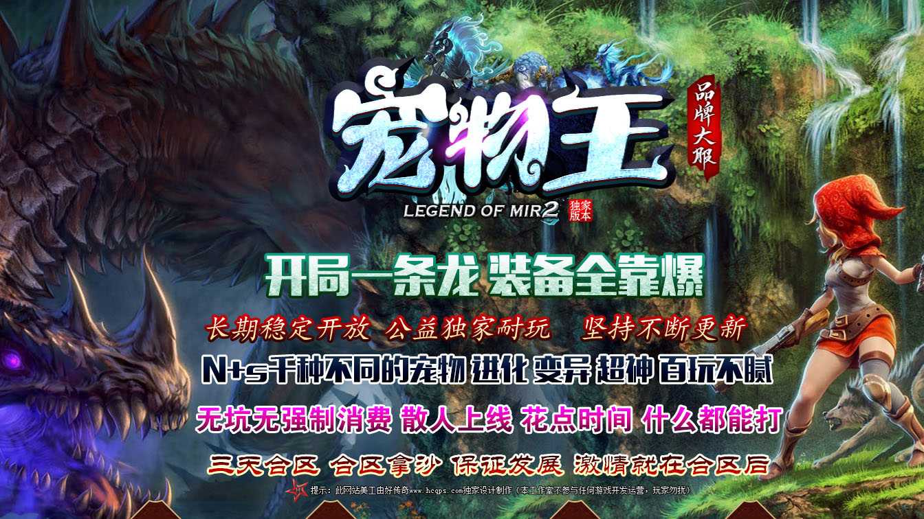 新宠物王单职业传奇版本