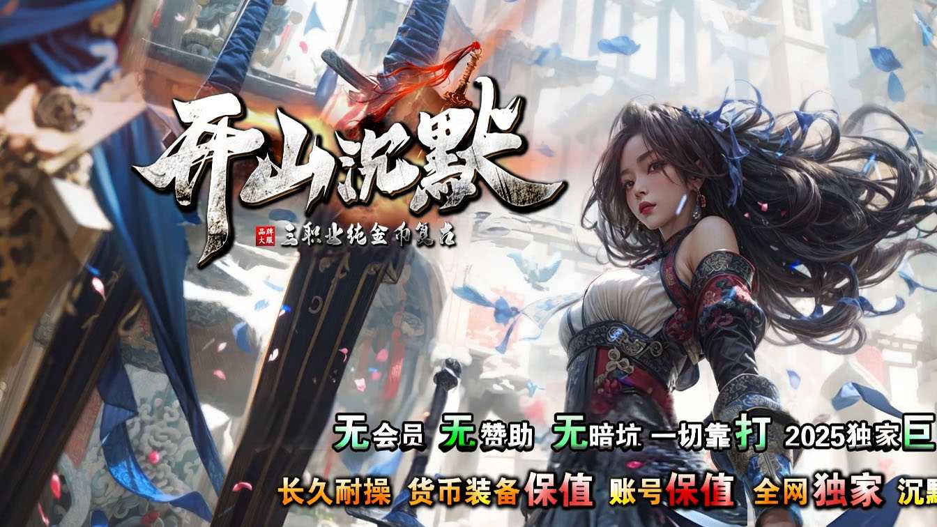 开山沉默专属三职业传奇版本