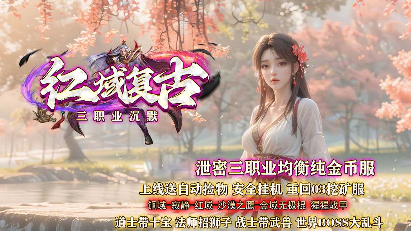 红域复古三职业金币沉默传奇版本